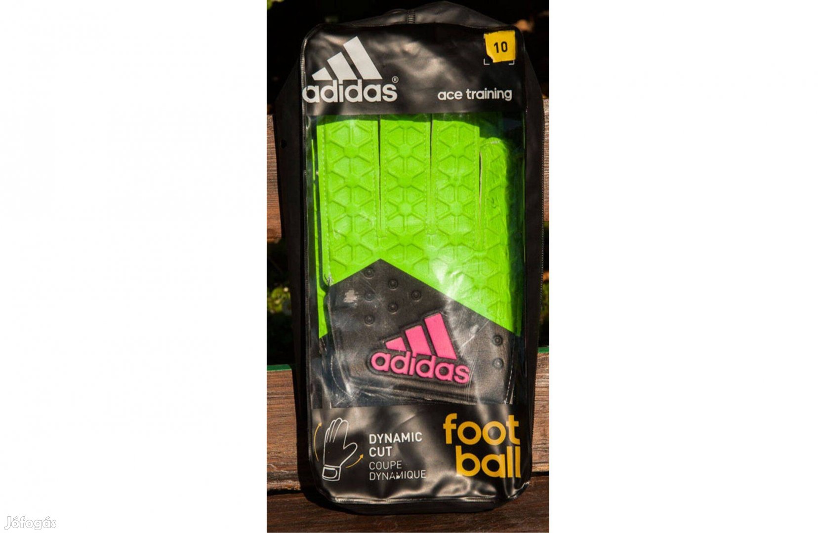 Adidas Ace Training focikesztyű táskával (zöld) (10-es)