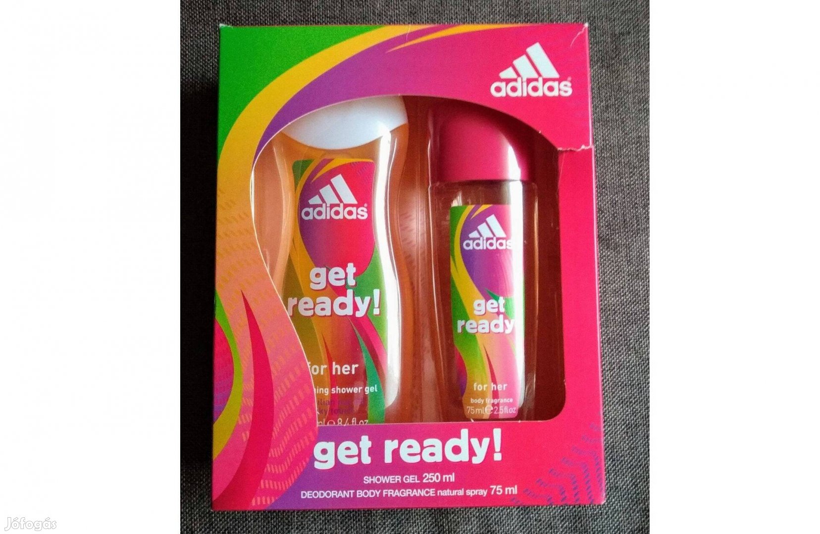 Adidas Ajándékcsomag tusfürdő és natural spray Bontatlan Kétféle