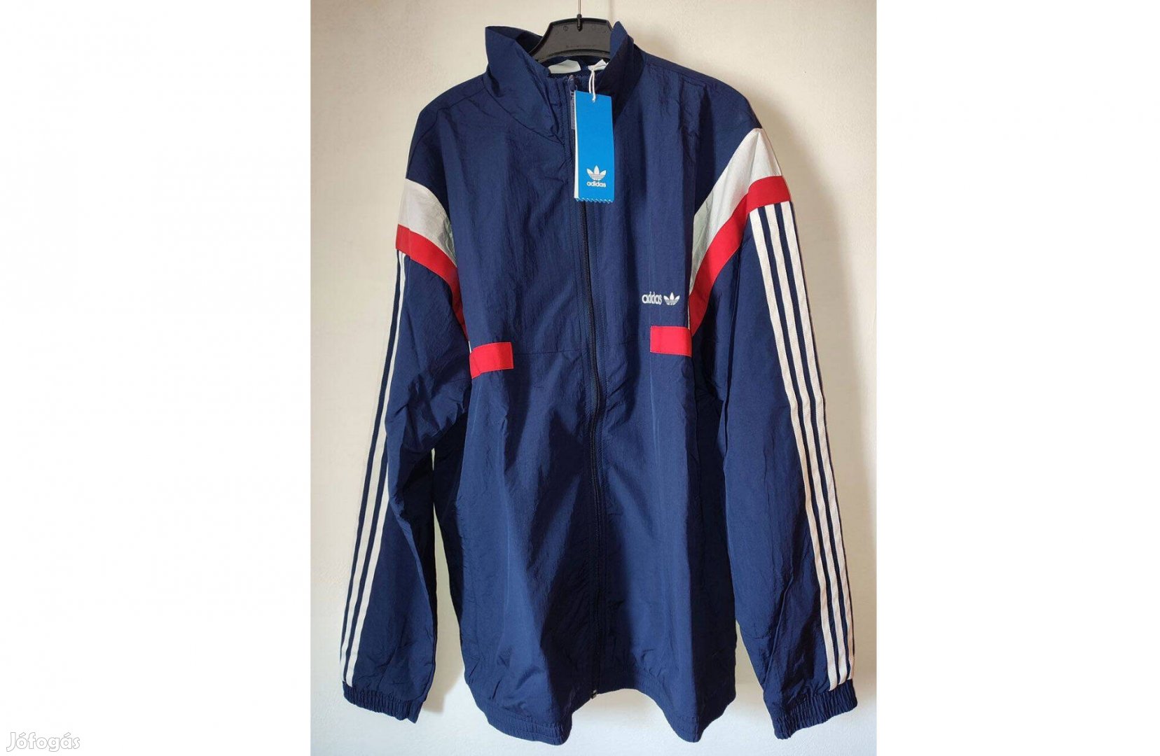 Adidas BR8 Woven Originals sötétkék cipzáros felső (L, XL)