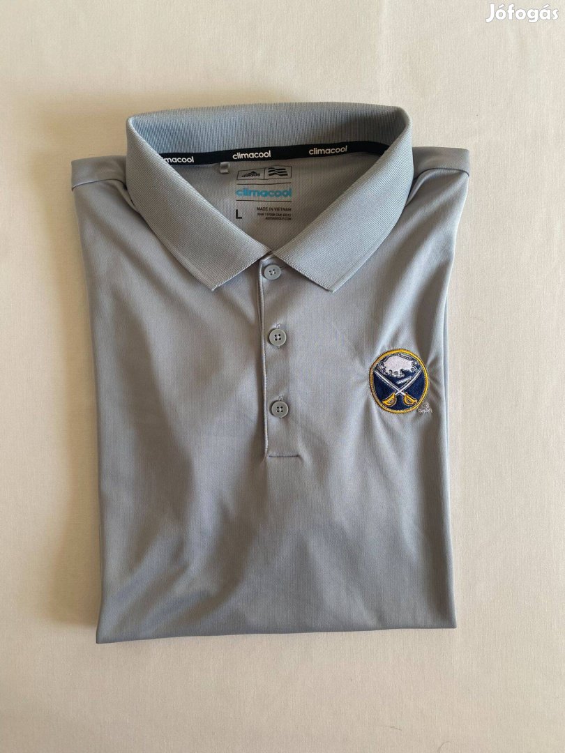 Adidas Buffalo Sabres férfi galléros póló, L-es