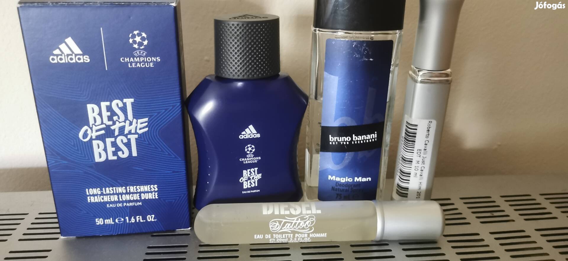 Adidas Diesel Bruno Banani Roberto Cavalli parfüm 