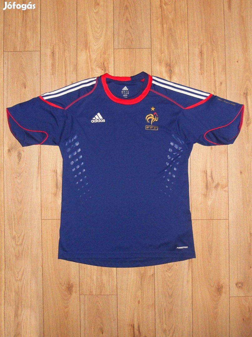 Adidas Francia válogatott 2009 rövid ujjú mez XL-es