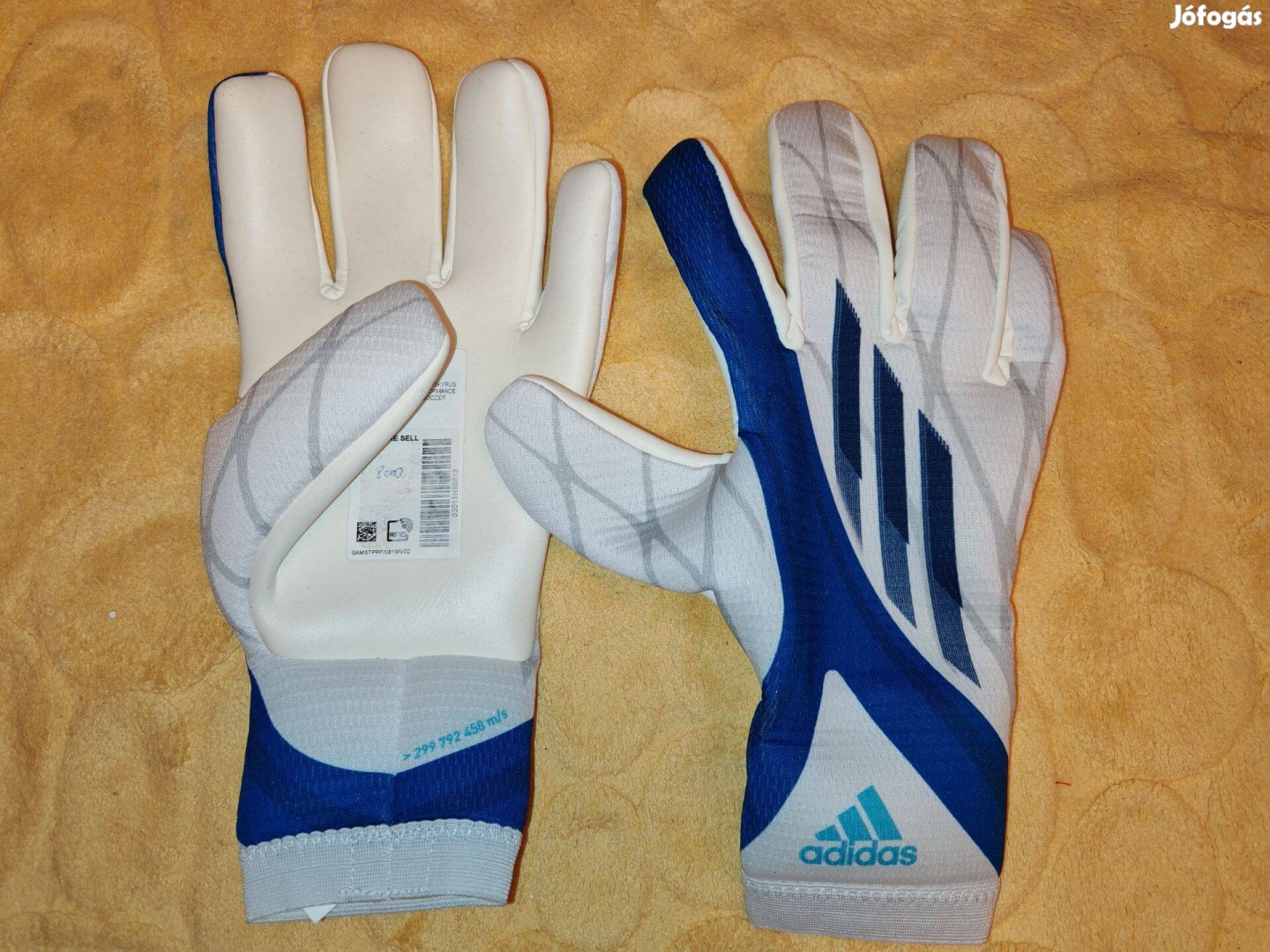 Adidas GL Training kék fehér kapuskesztyű (10-es)