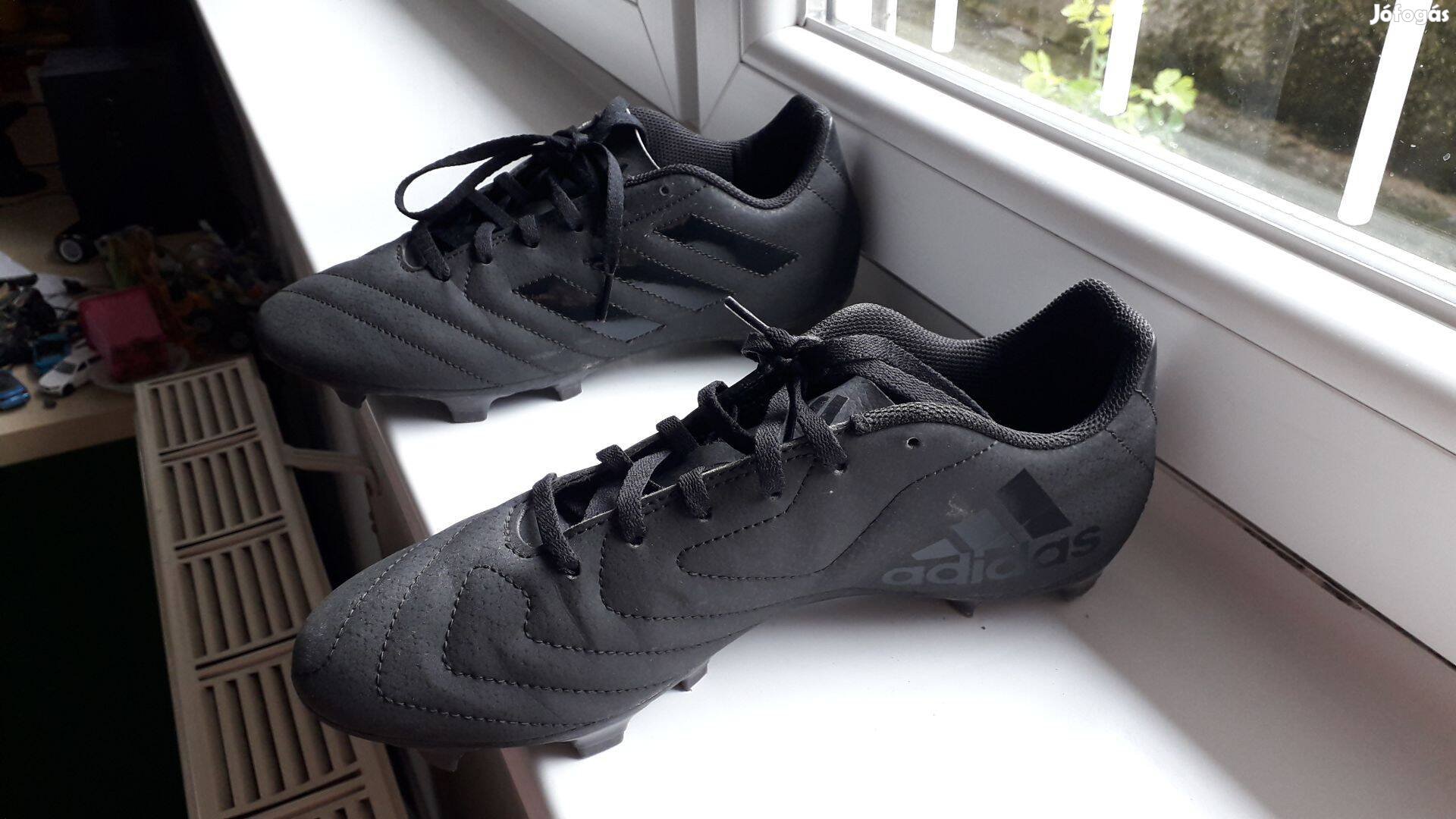 Adidas Goletto FG stoplis cipő fekete, méret: 41+1/3 (angol méret 7,5)