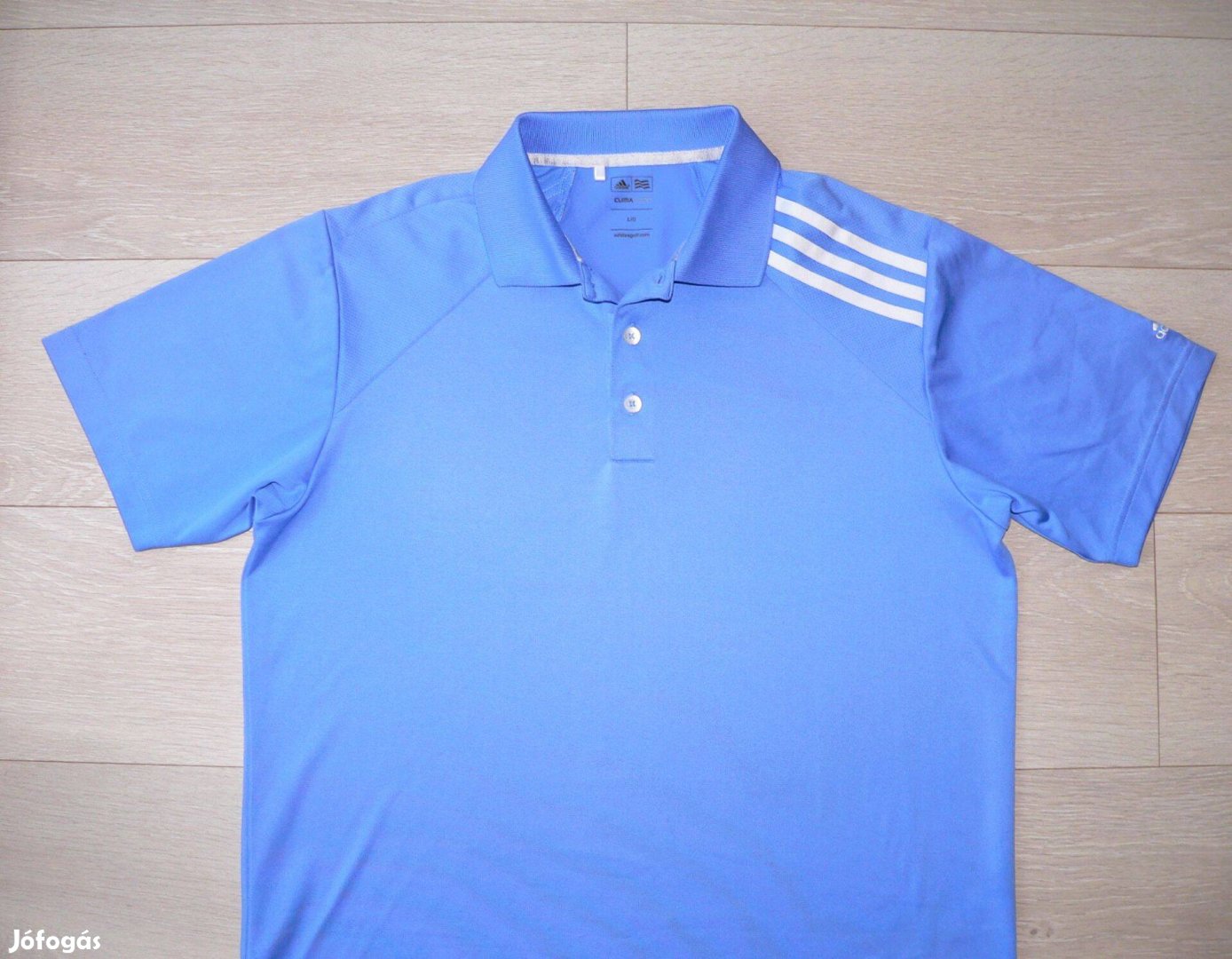 Adidas Golf rövid ujjú galléros póló L