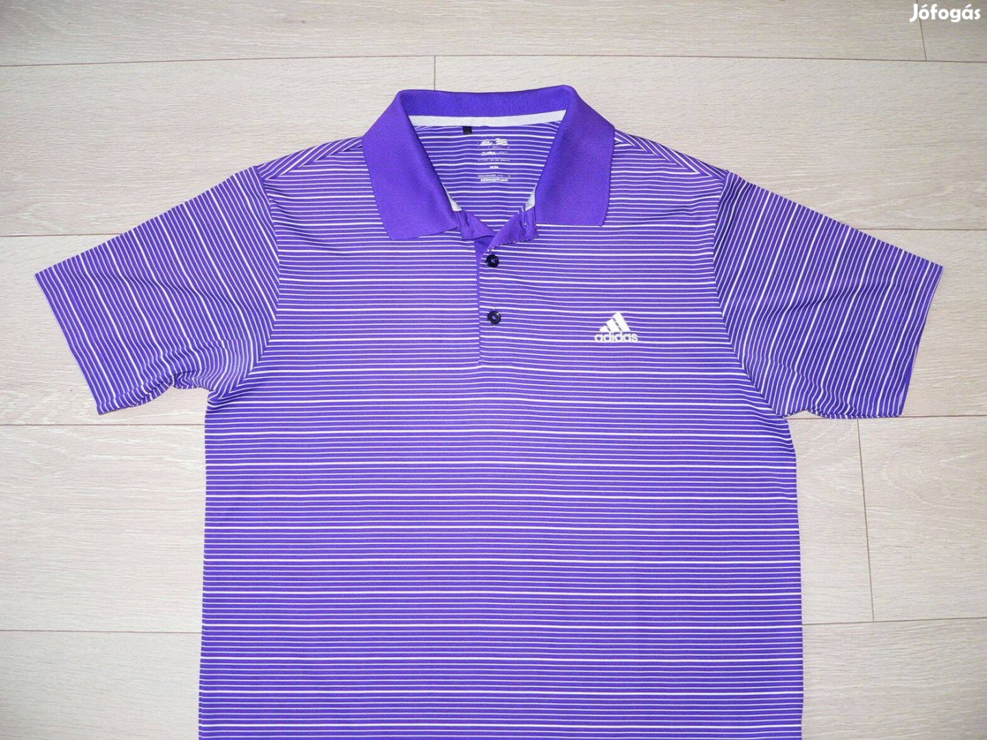 Adidas Golf rövid ujjú galléros póló (M)