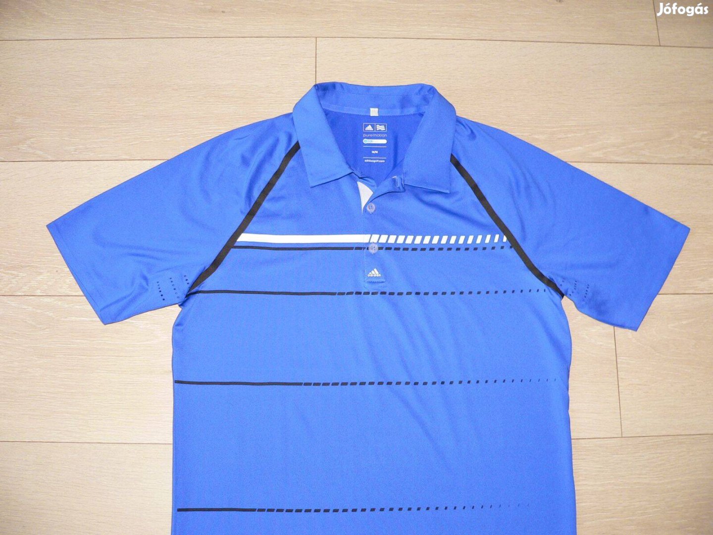 Adidas Golf rövid ujjú galléros póló M