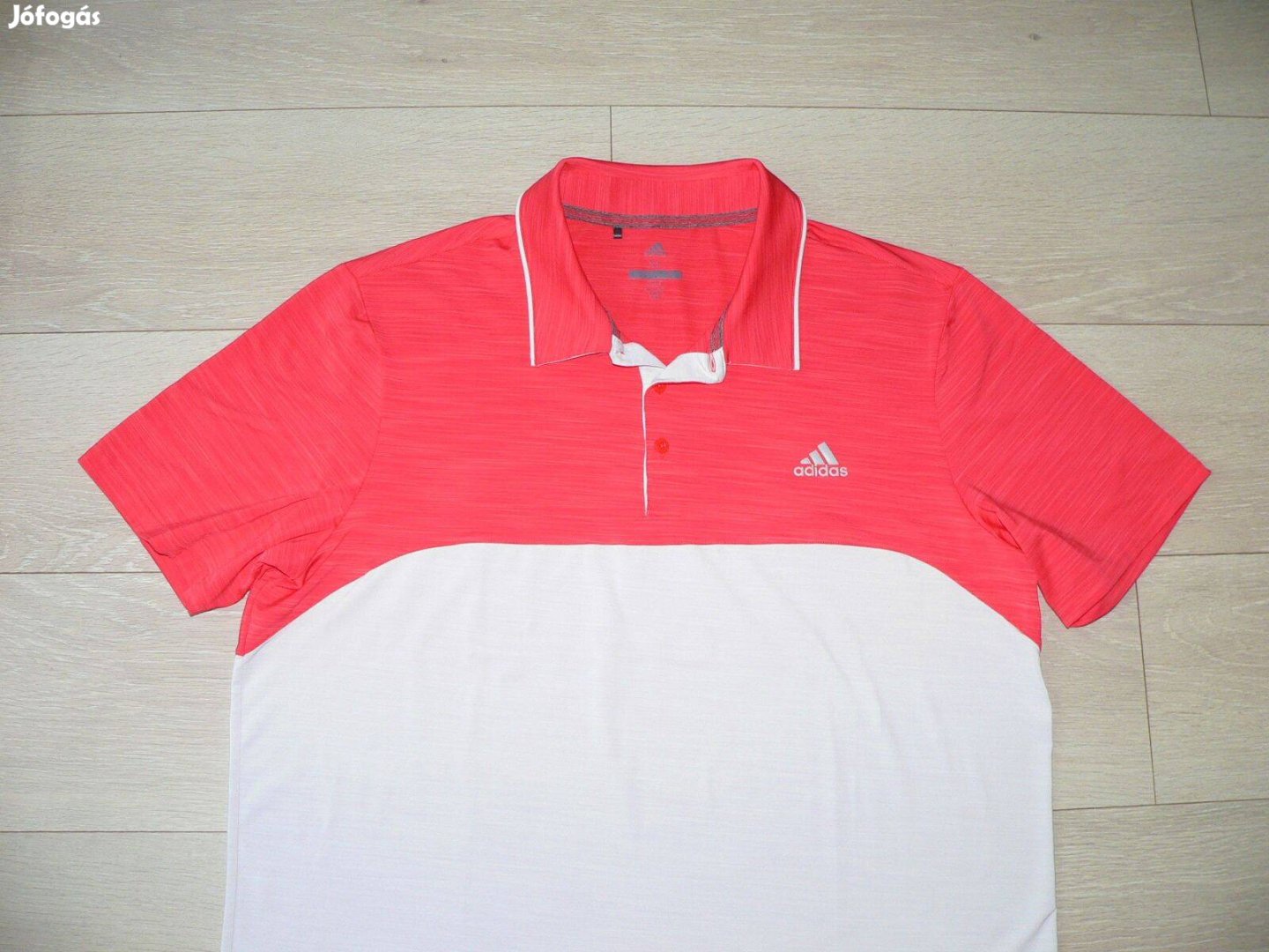 Adidas Golf rövid ujjú galléros póló (XL)