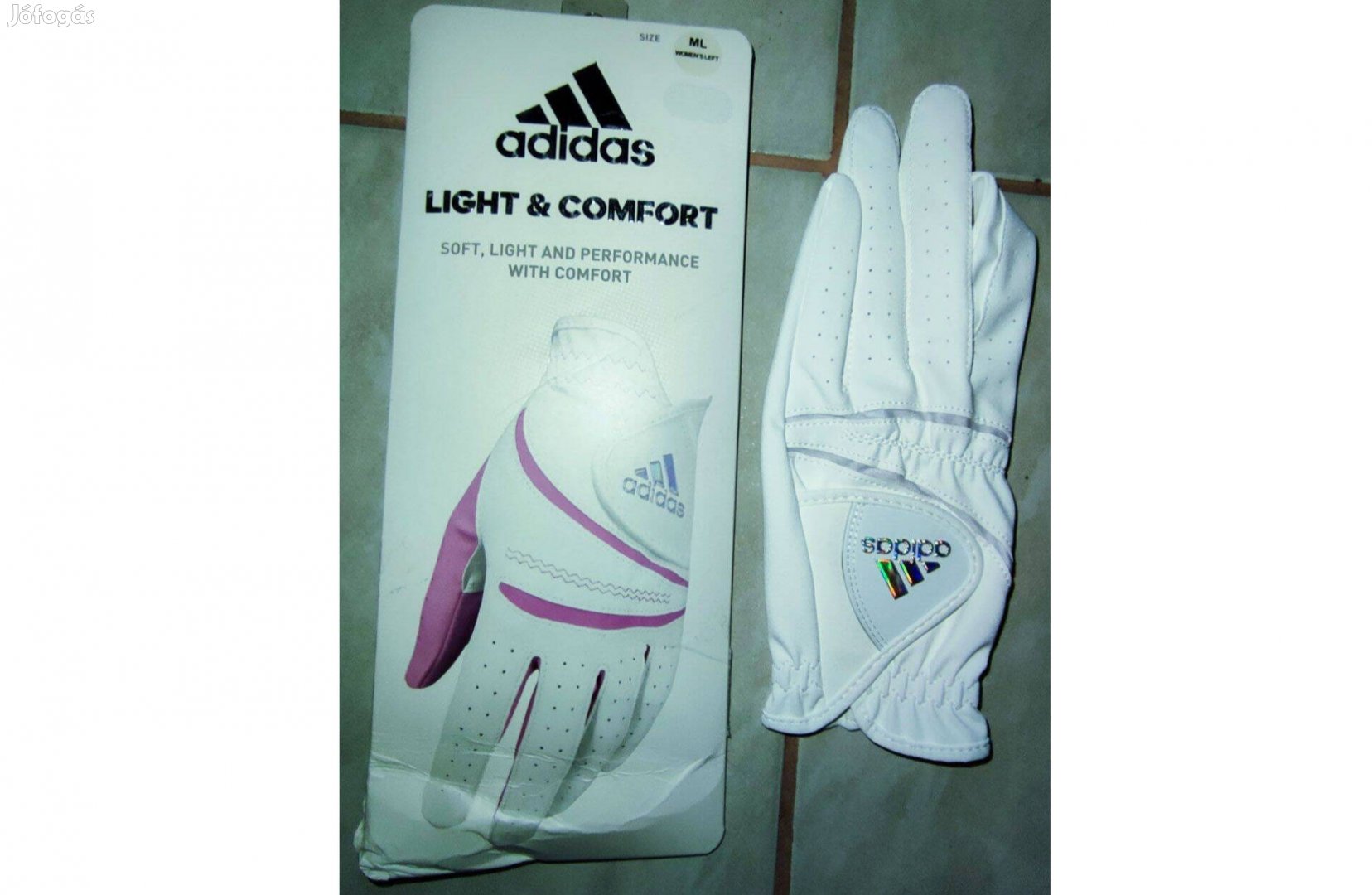 Adidas Light and Comfort eredeti női Golf kesztyű (M/L)