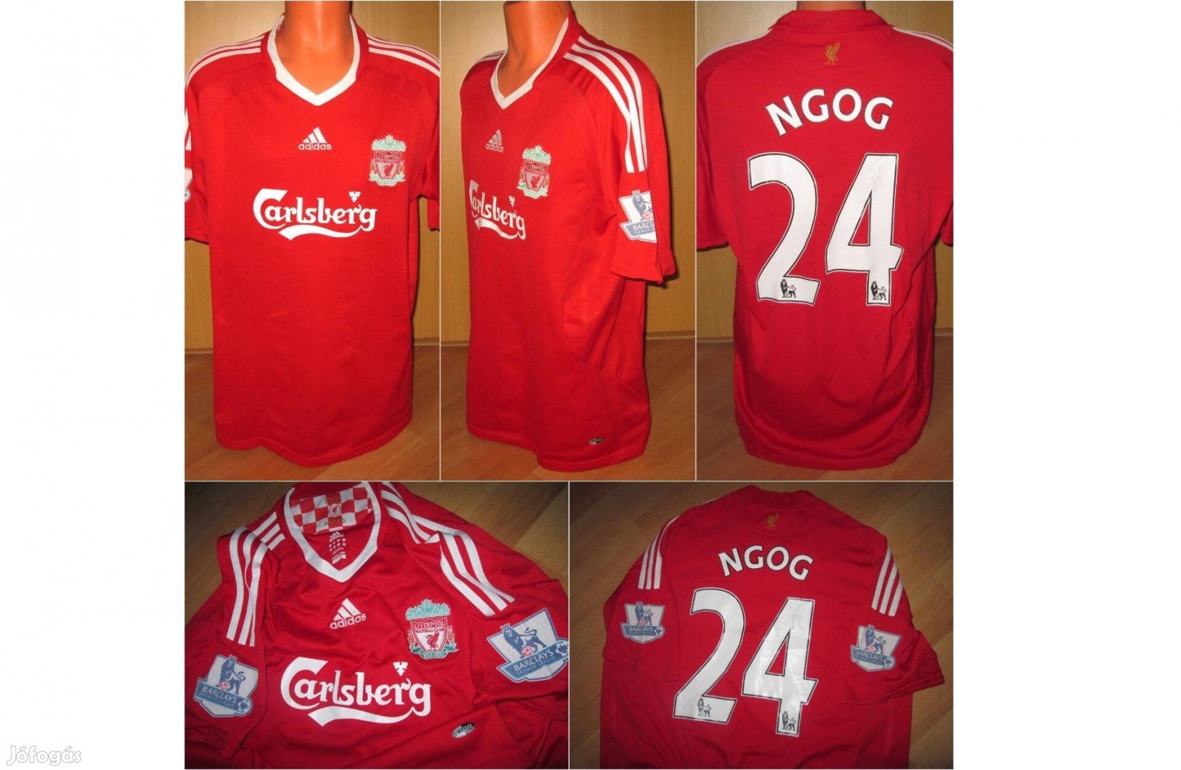 Adidas Liverpool #24 David N'Gog PL mez / 2008