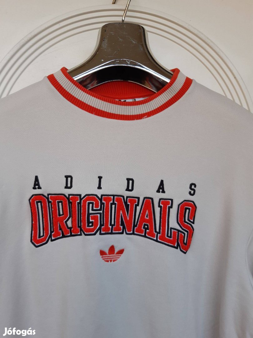 Adidas Originált M-es férfi krém szinű pulóver