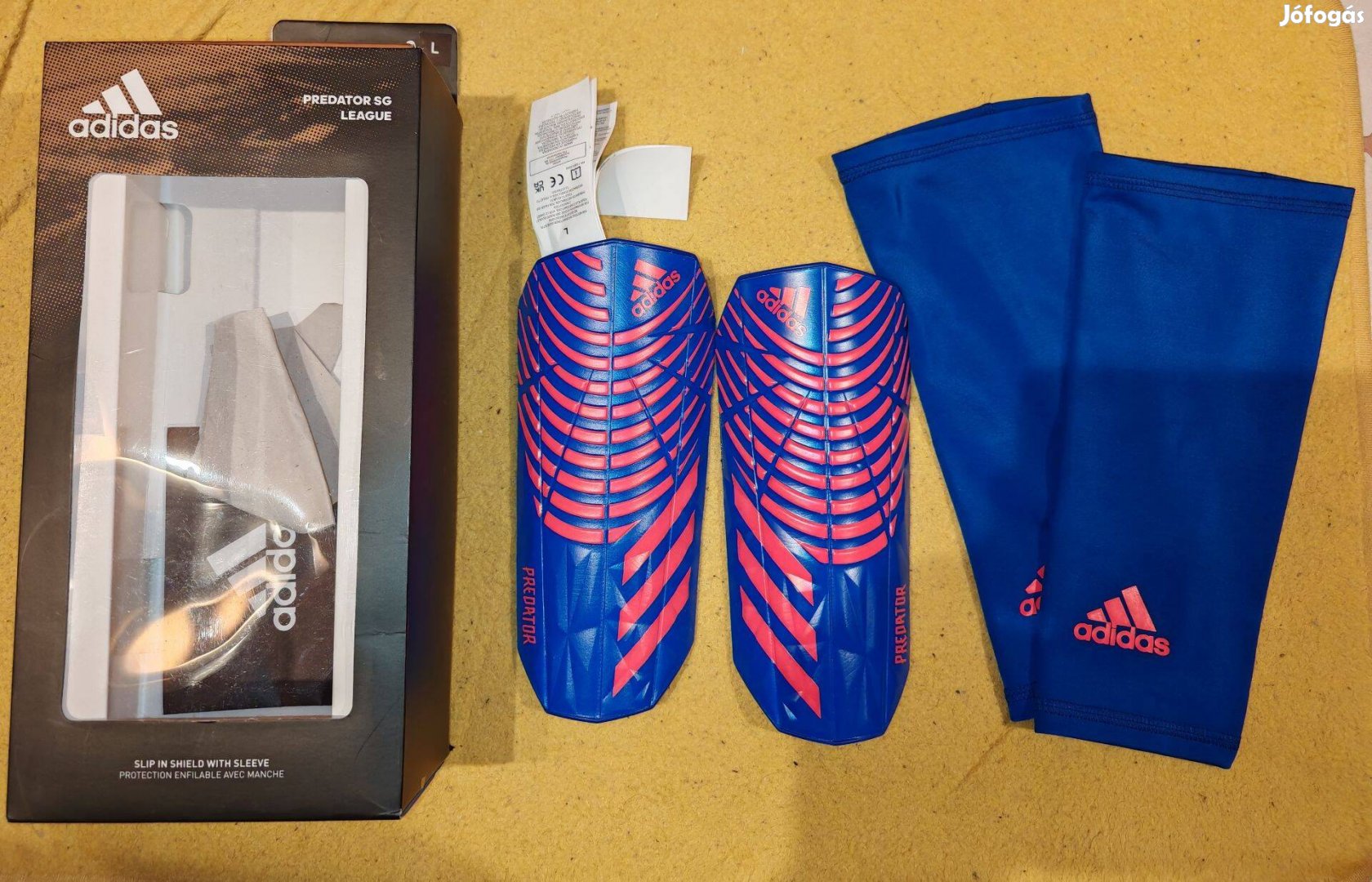 Adidas Predator SG Lge Kék sípcsontvédő L-es