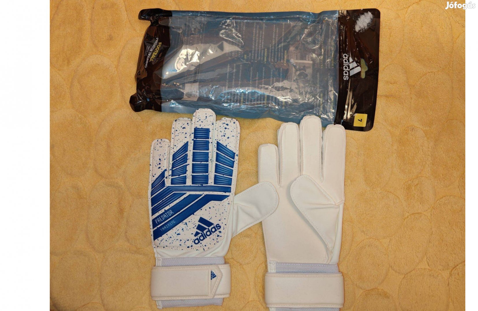 Adidas Predator Training kék fehér kapuskesztyű (7-es)