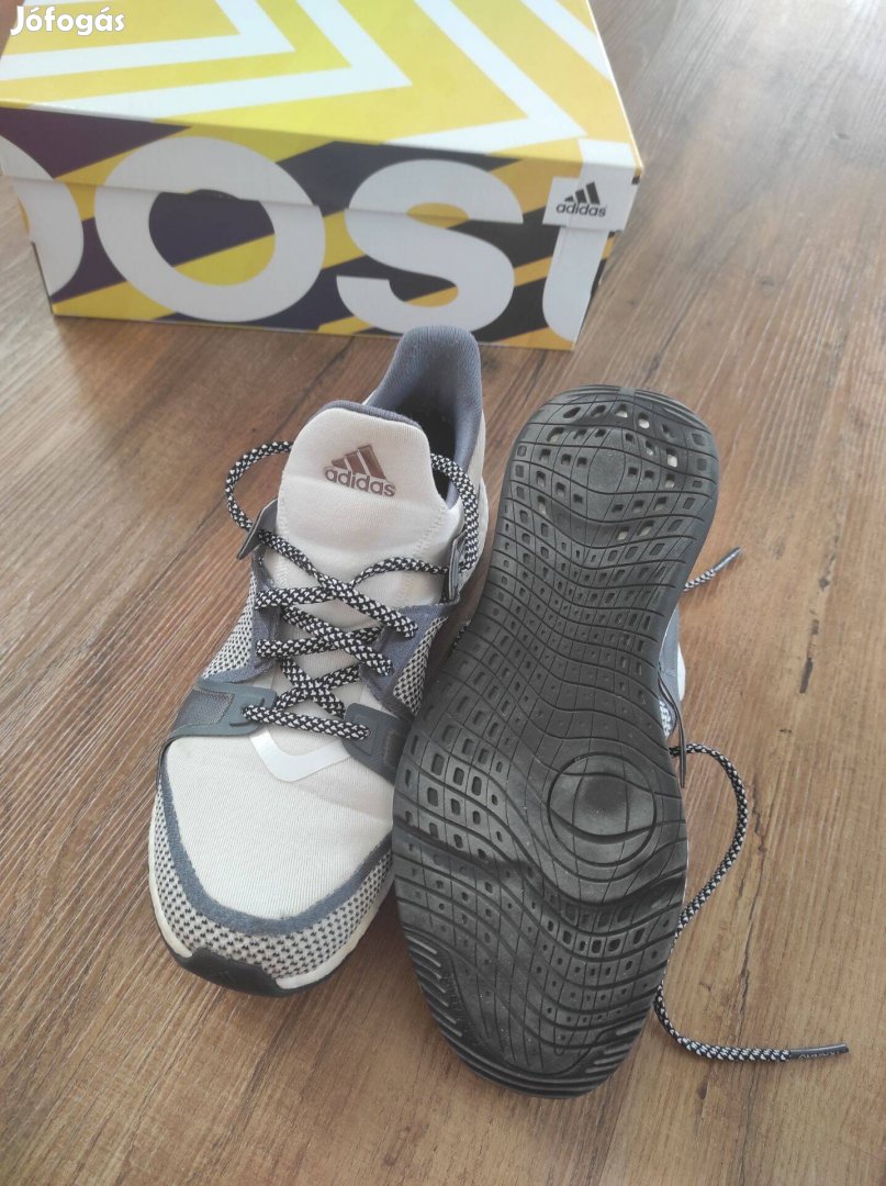Adidas Pure Boost cipő szürke-fehér