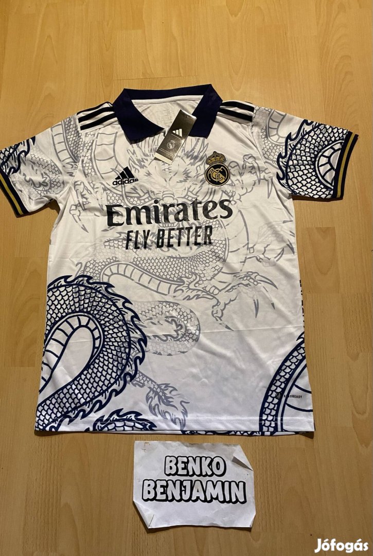 Adidas Real Madrid Sárkányos fehér mez