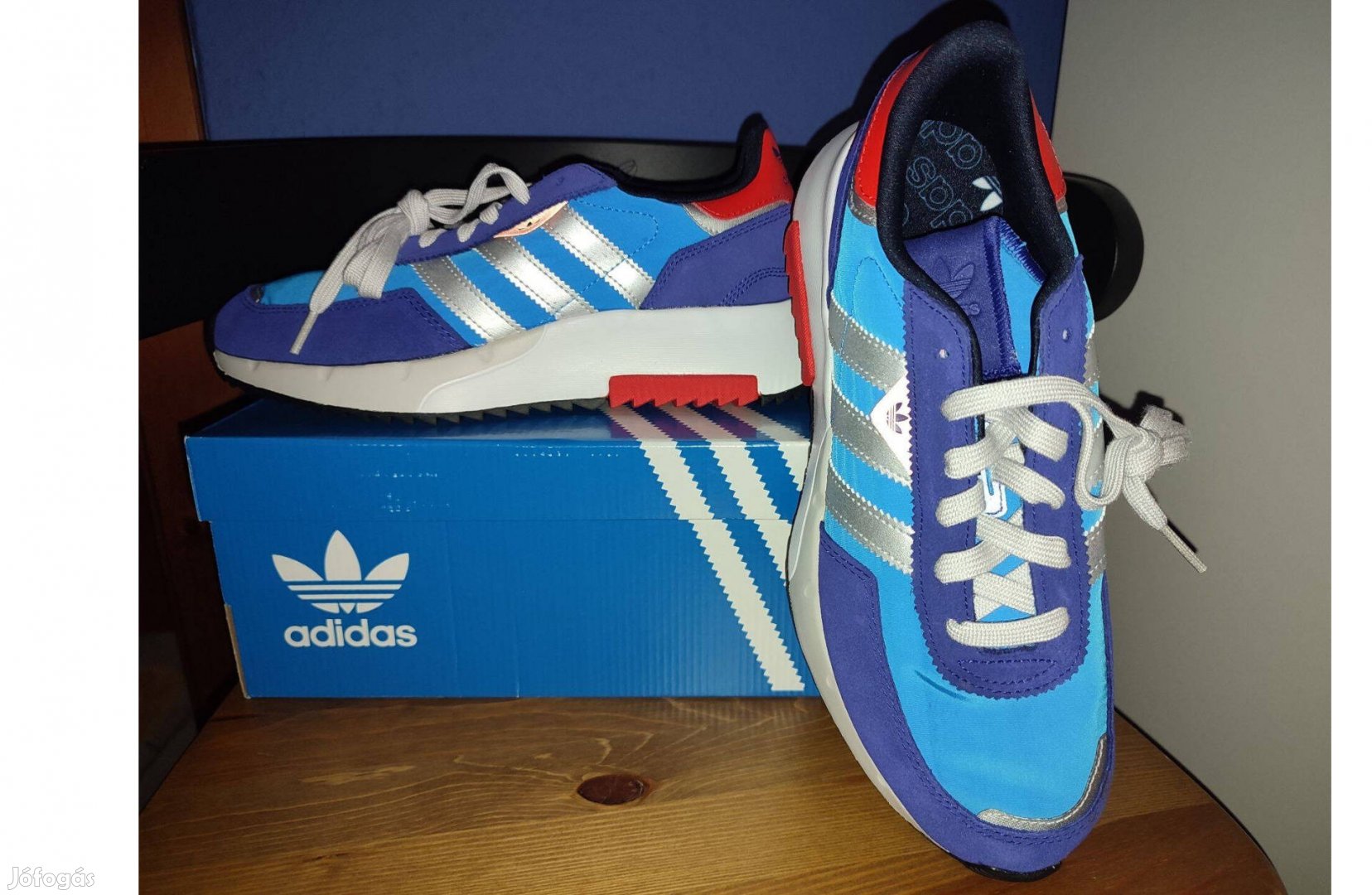 Adidas Retropy F2 kék cipő (új, dobozos) (44)