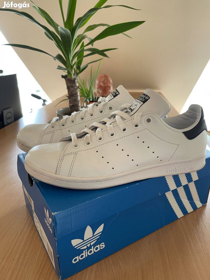 Adidas Stan Smith cipő 42, fehér kék