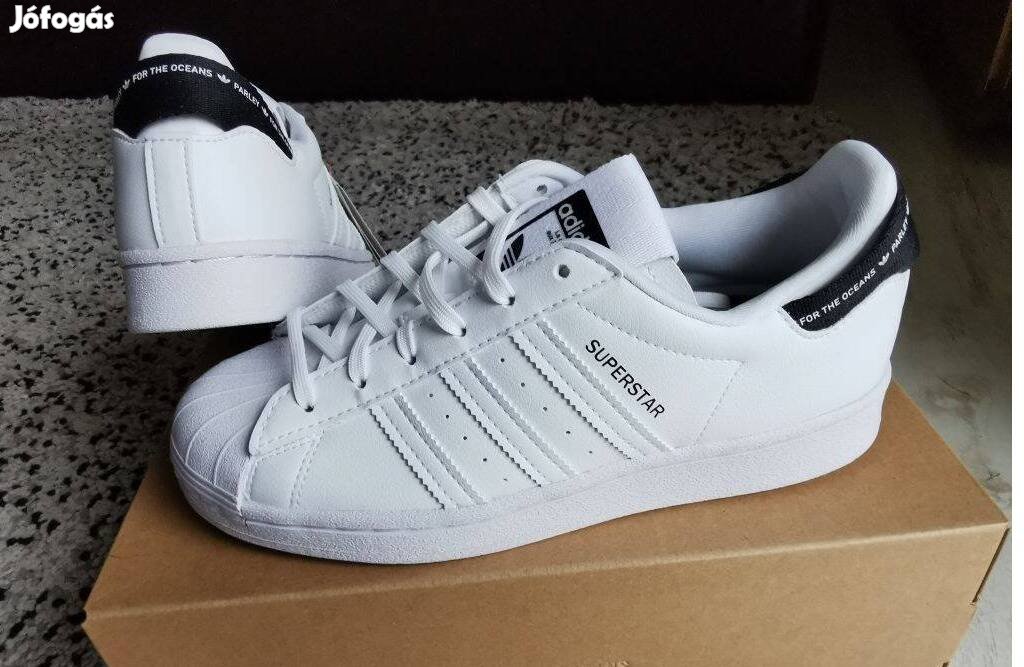 Adidas Superstar 37 és 38-as fehér-fekete bőr cipő. Teljesen új, erede