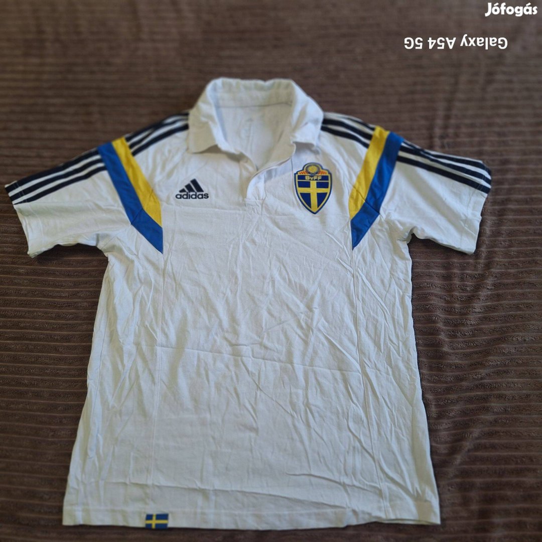 Adidas Svéd Válogatott Póló L-Es