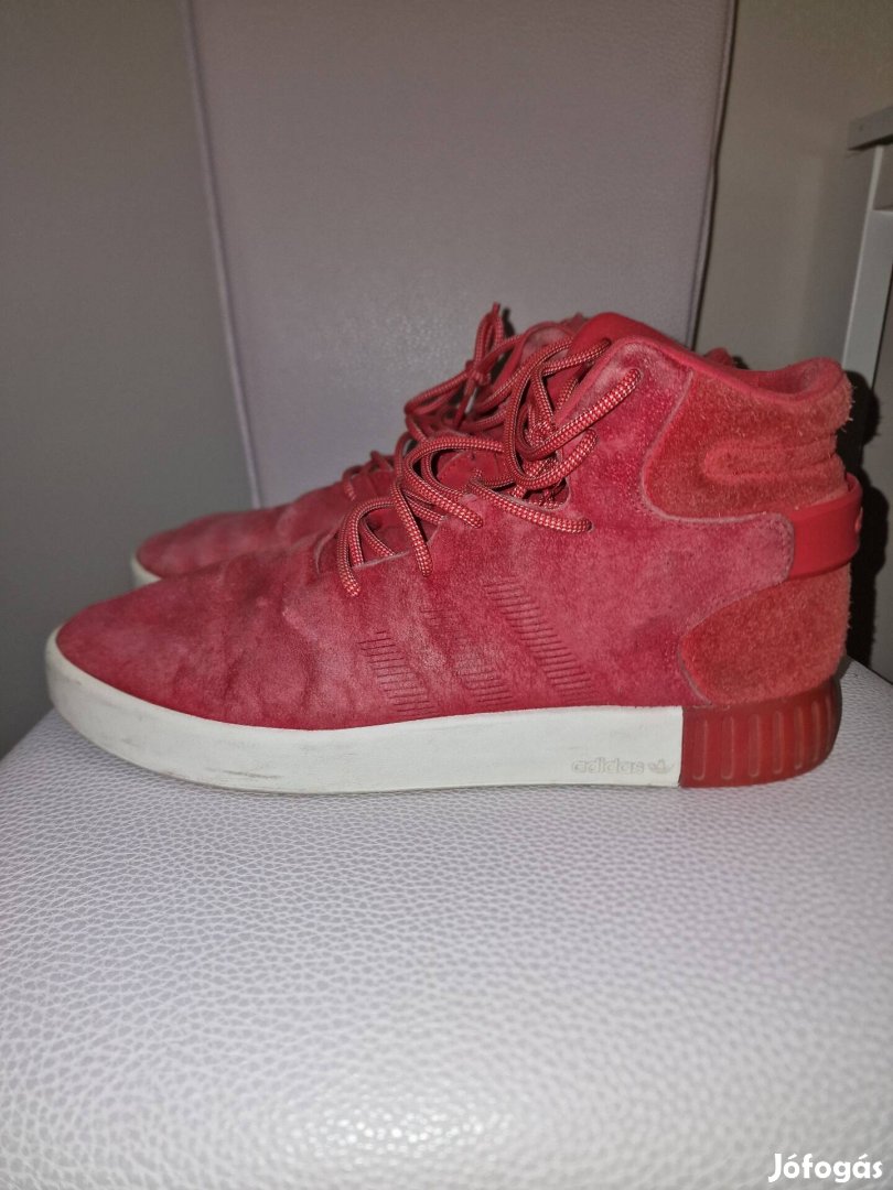 Adidas Tubular Invader bőr magasszárú cipő 45 1/3