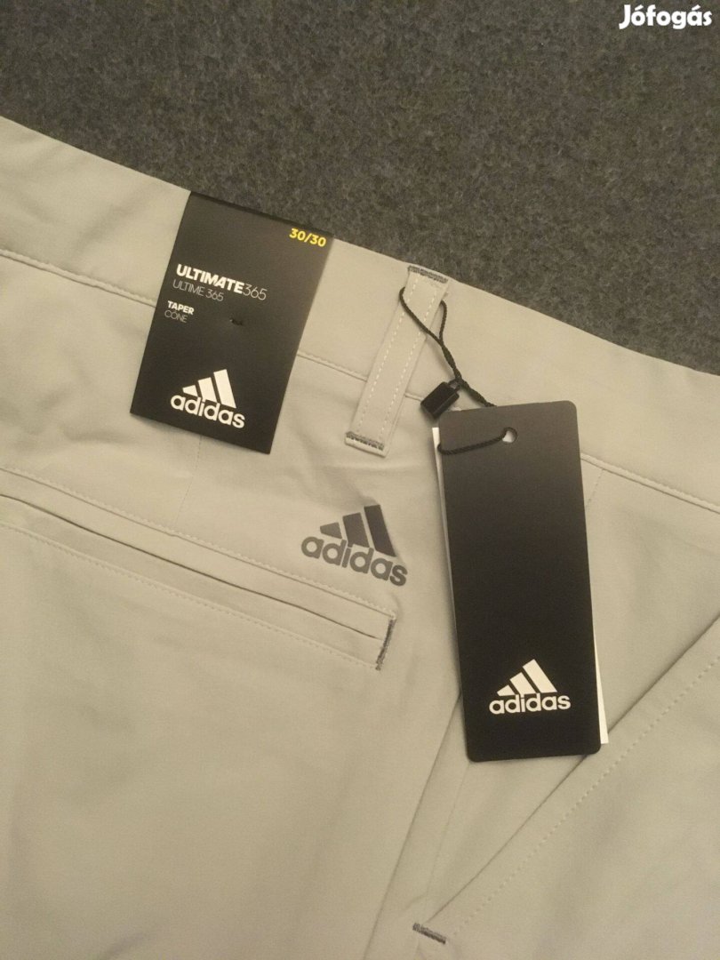 Adidas Ultimate 365 hosszú szürke nadrág 30/30 S új