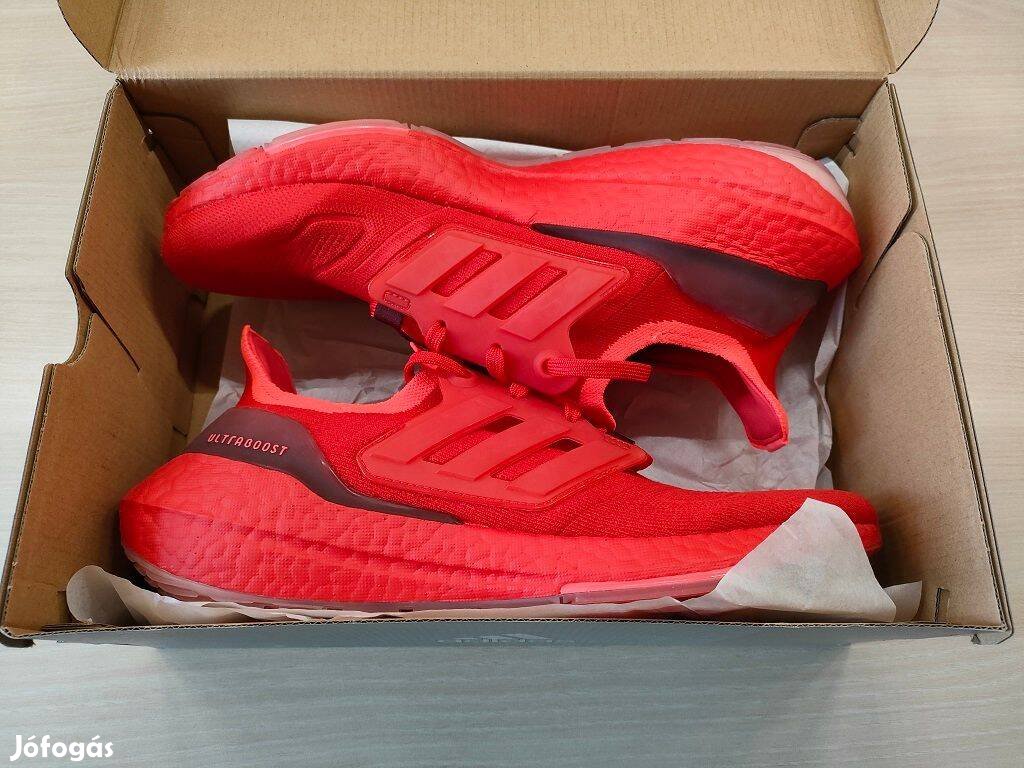 Adidas Ultraboost 22, Vivid Red, 44-es méret, új