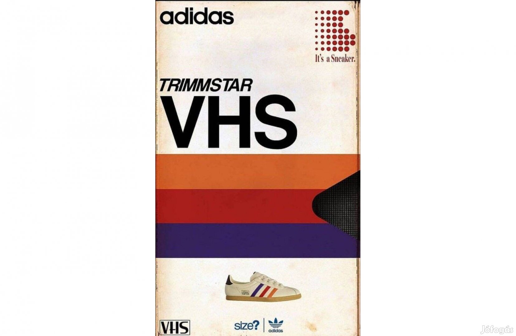 Adidas VHS kép kb A3-as méretben