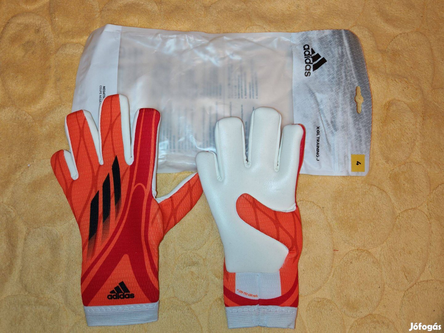 Adidas X GL Training eredeti gyerek narancs kapuskesztyű