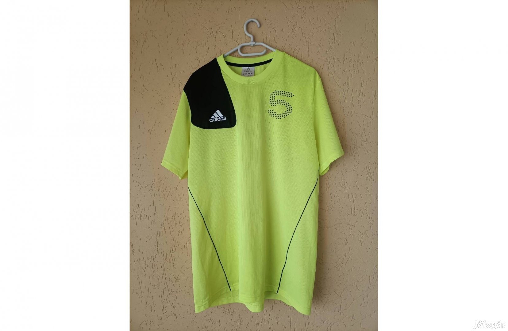 Adidas, neon póló. XL