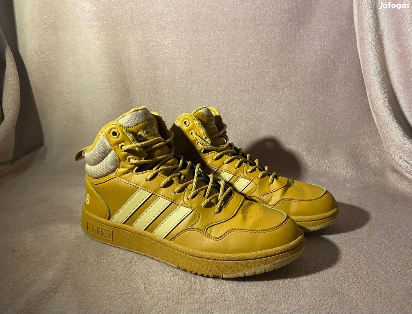 Adidas cipő Hoops 3.0 MID WTR, sárga 42,5