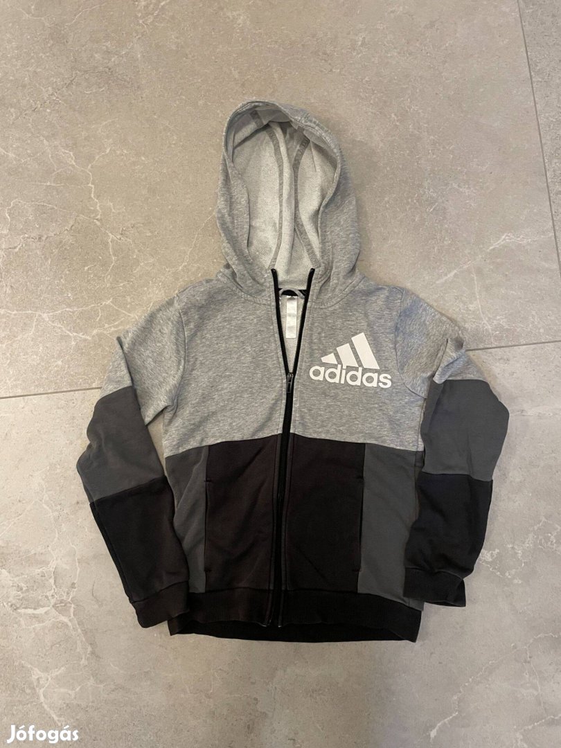 Adidas cipzáras gyermekpulóver 152