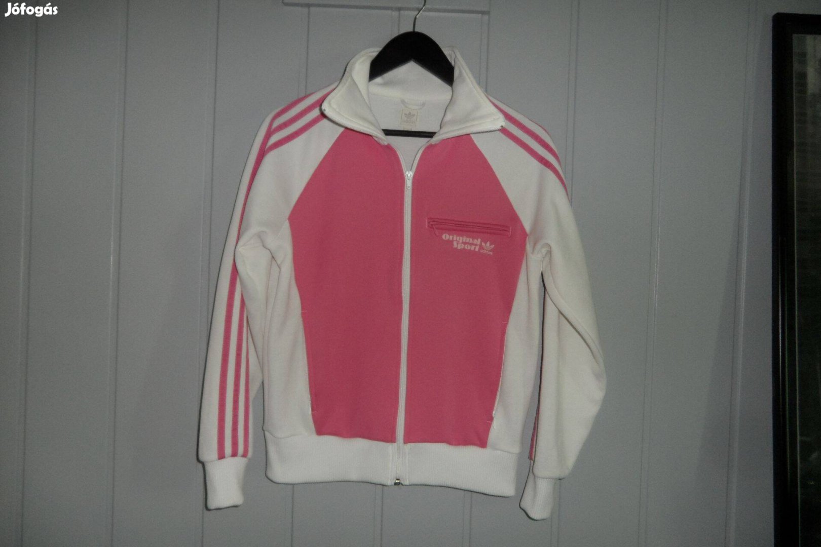 Adidas cipzáros szabadidő - melegítőfelső pulóver M / L méret