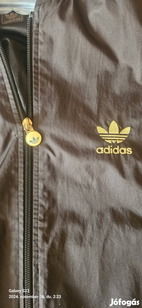 Adidas fekete arany dzseki újszerű 