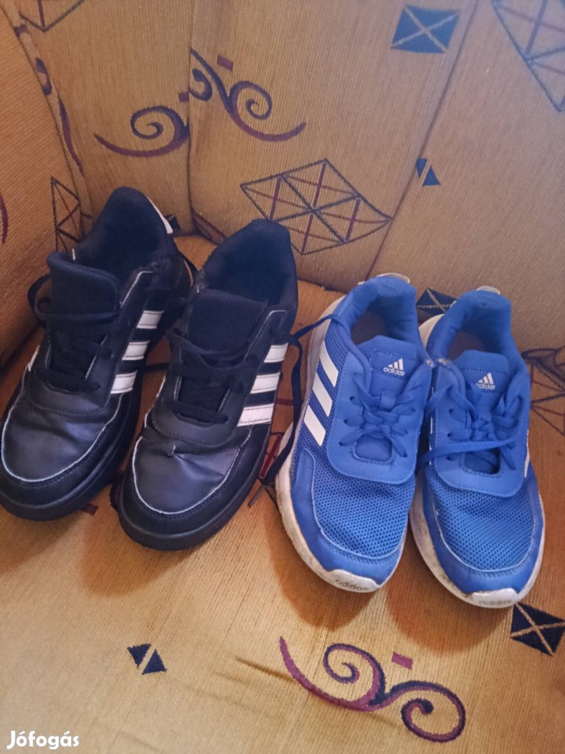 Adidas fiú sportcipő 2 db 37 és 35 ös