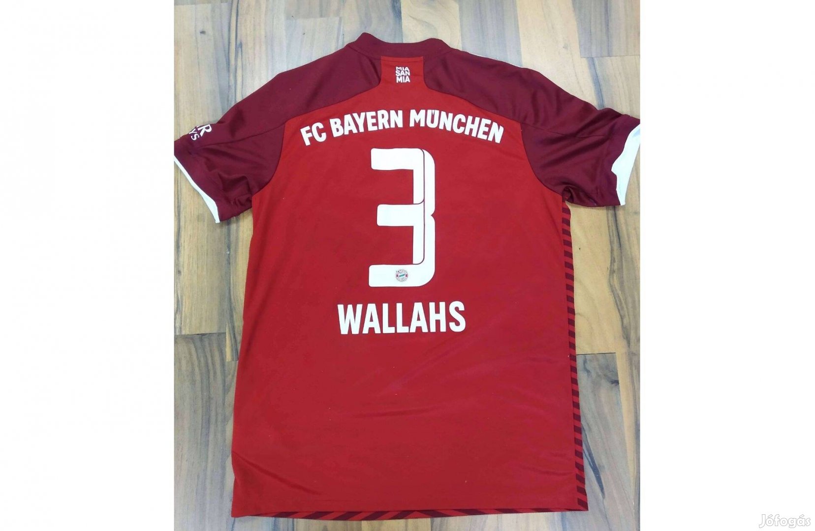 Adidas foci mez FC Bayern München Wallahs M-es football polo t-shirt