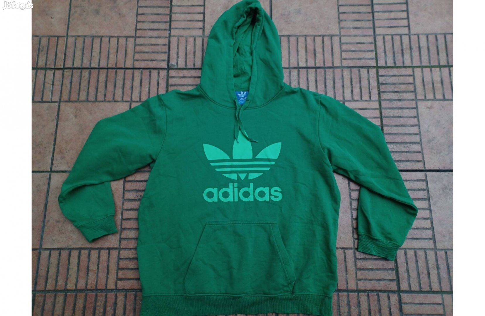 Adidas kapucnis pulóver L
