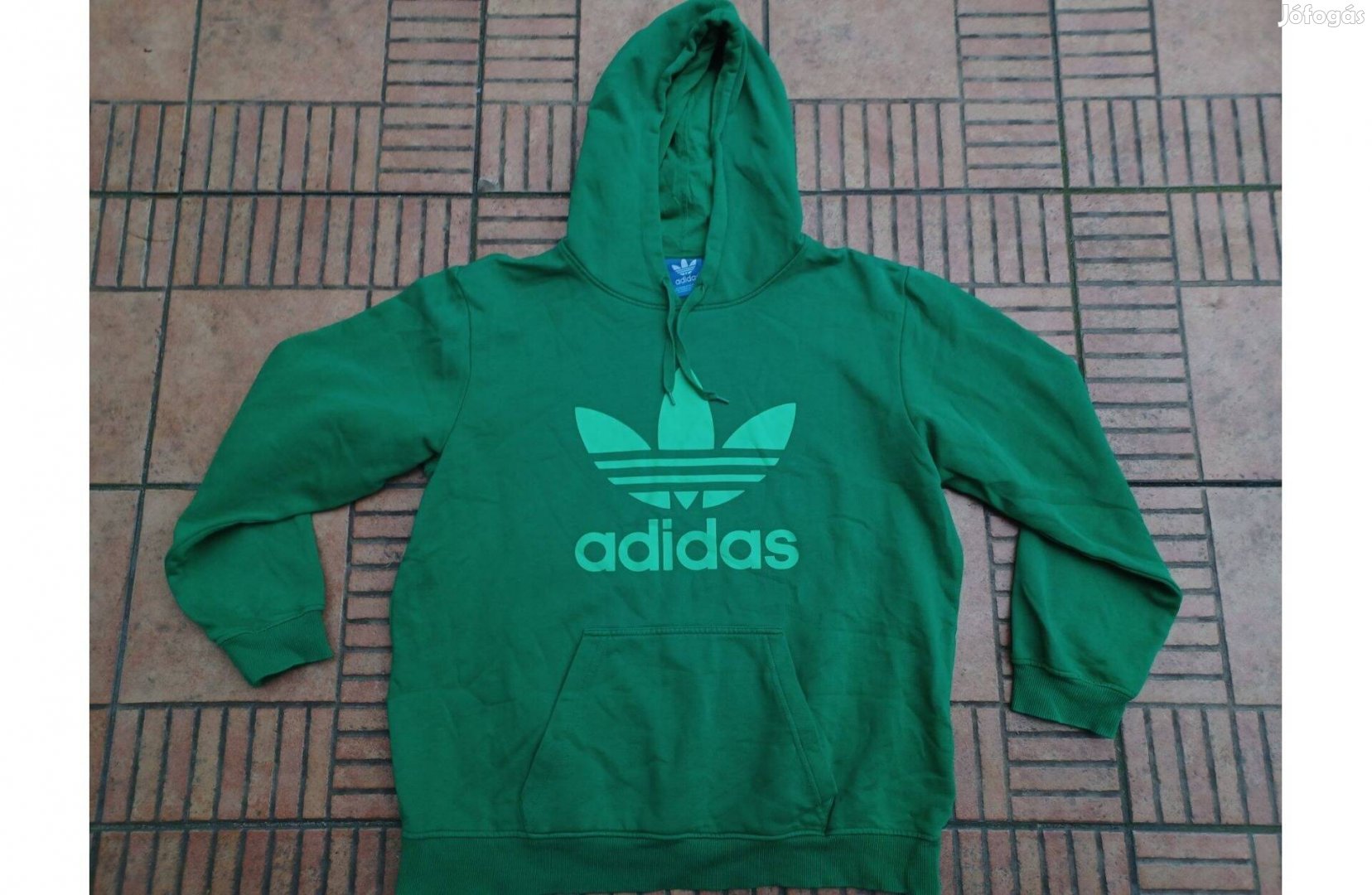 Adidas kapucnis pulóver L