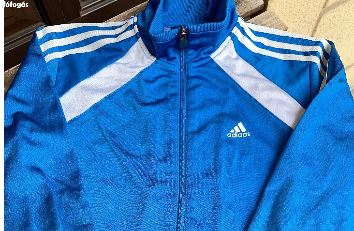 Adidas kék felső (gyerek L-es méret 13-14 kor) Nem használt!