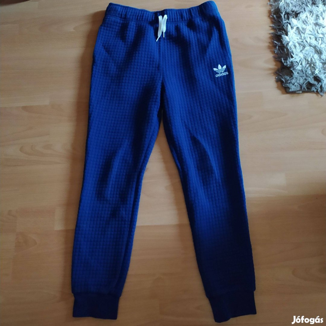 Adidas kék szabadidőnadrág 13-14 év 164