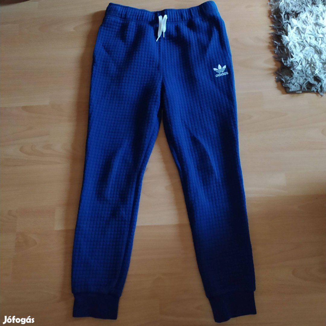 Adidas kék szabadidőnadrág 13-14 év 164