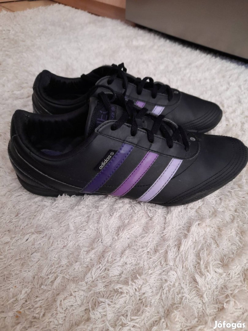 Adidas neo label fekete lila női cipő 