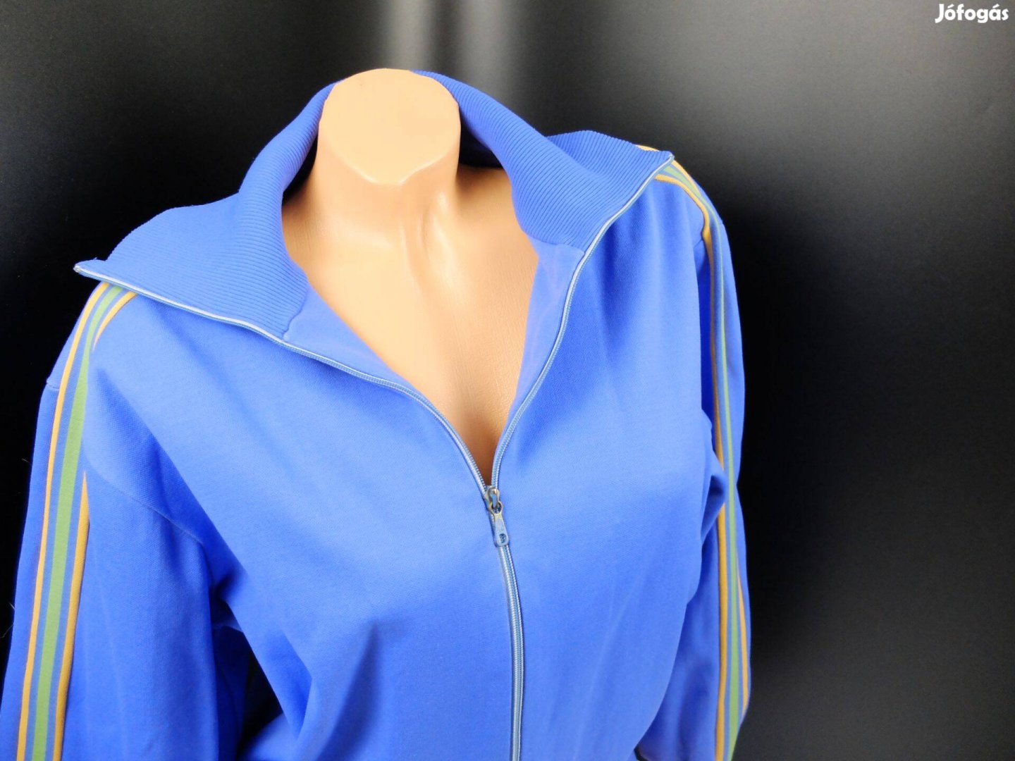 Adidas női kardigán kék cipzáros