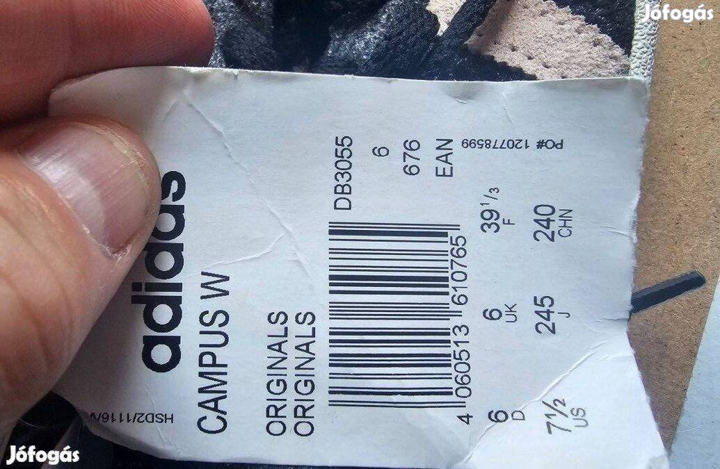 Adidas originals Campus cipö új cimkés 39 1/3 os méret