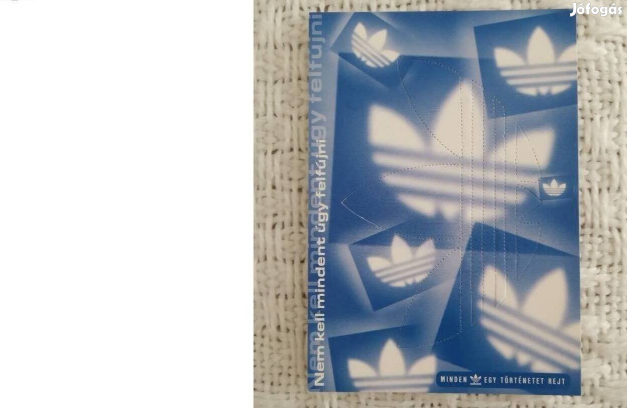 Adidas originals képeslap,a 90-es évekből.Különleges,egyedi design