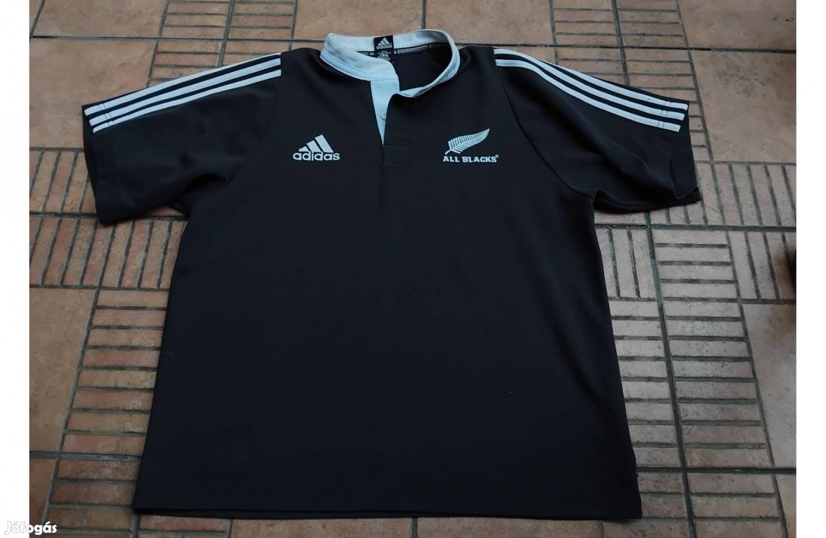 Adidas rögbi mez New Zealand all blacks rugby póló XL XXL