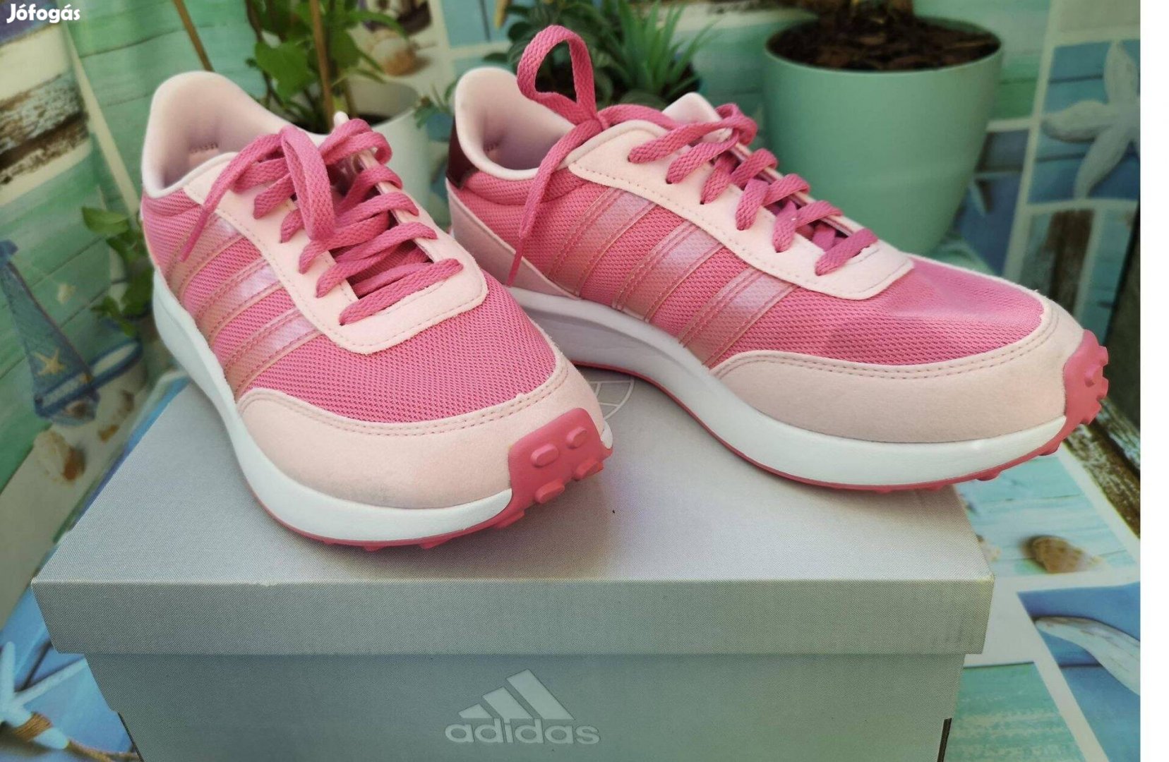 Adidas rózsaszín/pink női/lány sport cipő 37 1/3 bth 23 cm