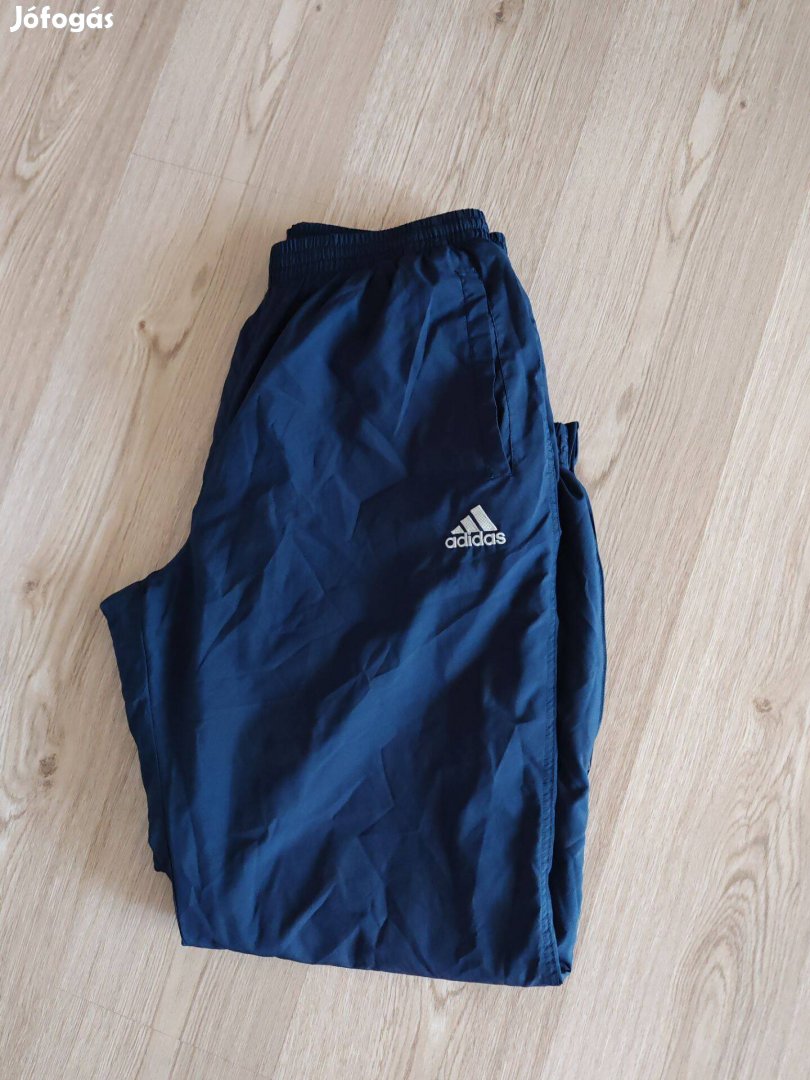 Adidas sötétkék eredeti férfi melegítő nadrág L-XL