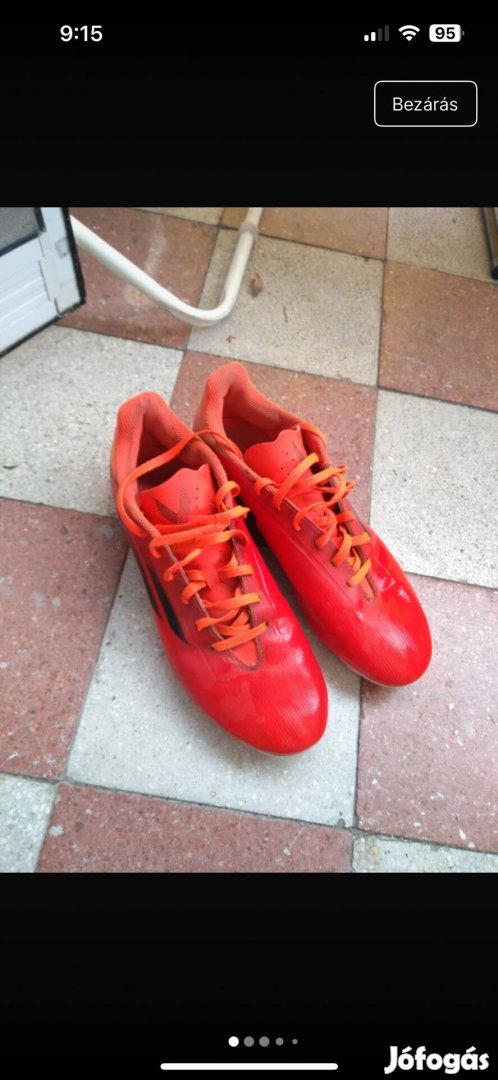 Adidas stoplis 40-es csuka focicipő 