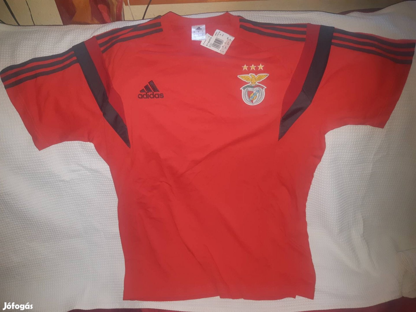 Adidas új Benfica pamut póló XL