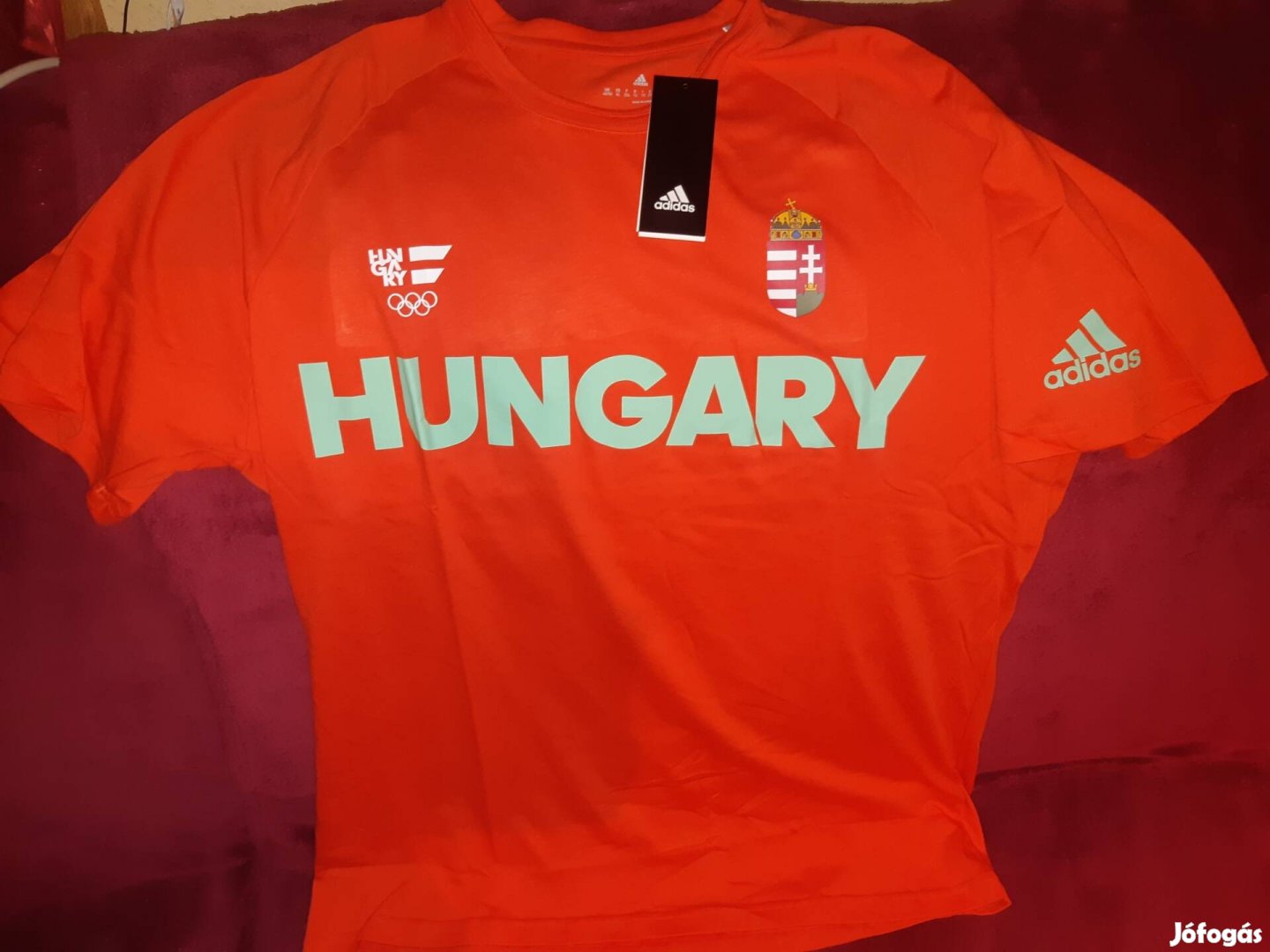 Adidas új Riói olimpiai magyar válogatott pamut póló L-XL-2XL-3XL